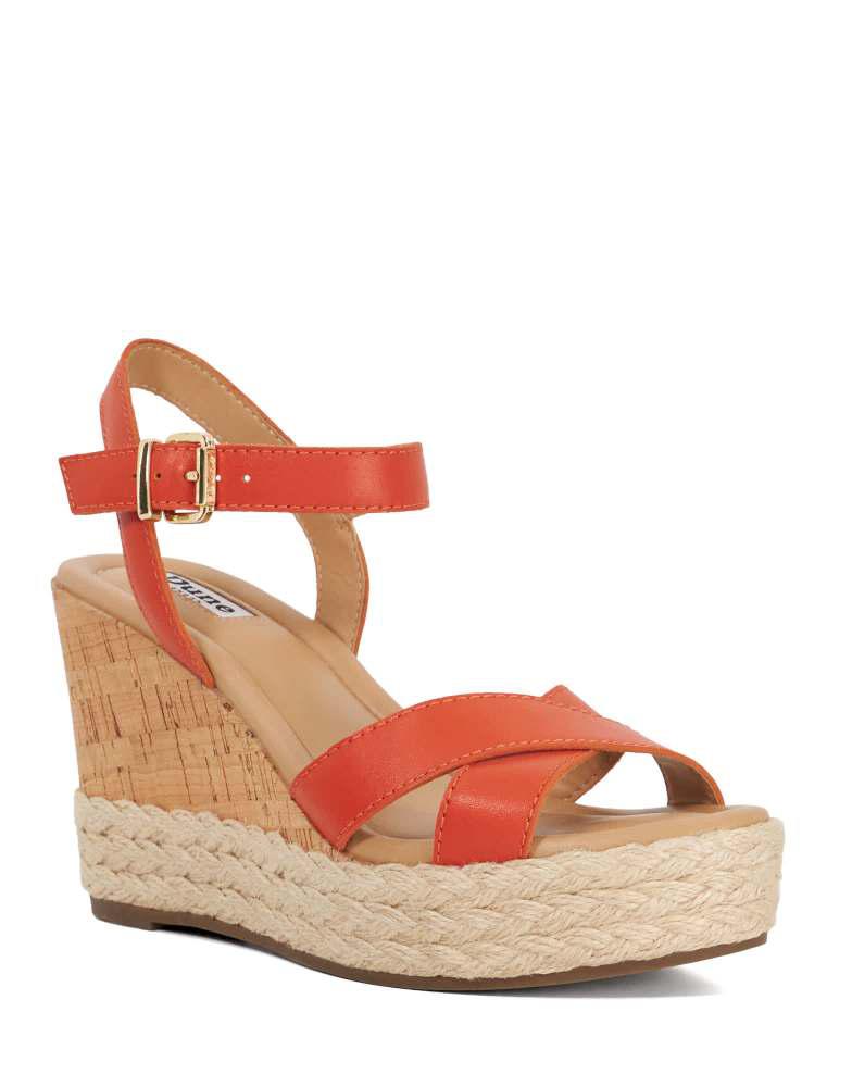 DUNE London Dune London Kindest wedges in orange