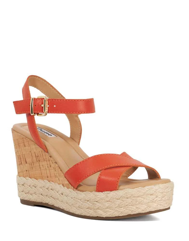 DUNE London Dune London Kindest wedges in orange 1