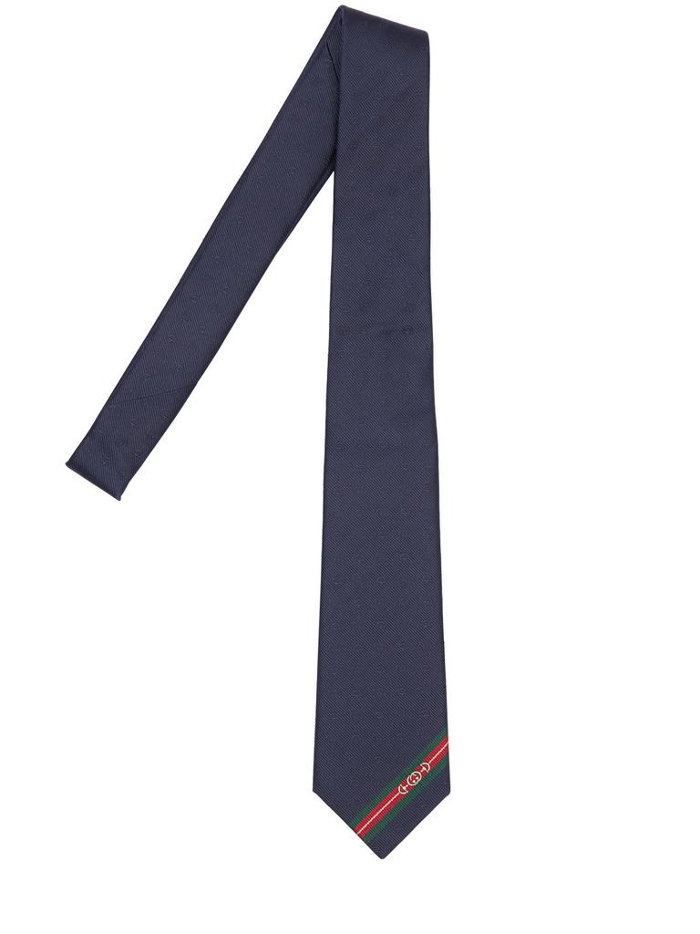 GUCCI 7cm Gg Logo Silk Tie