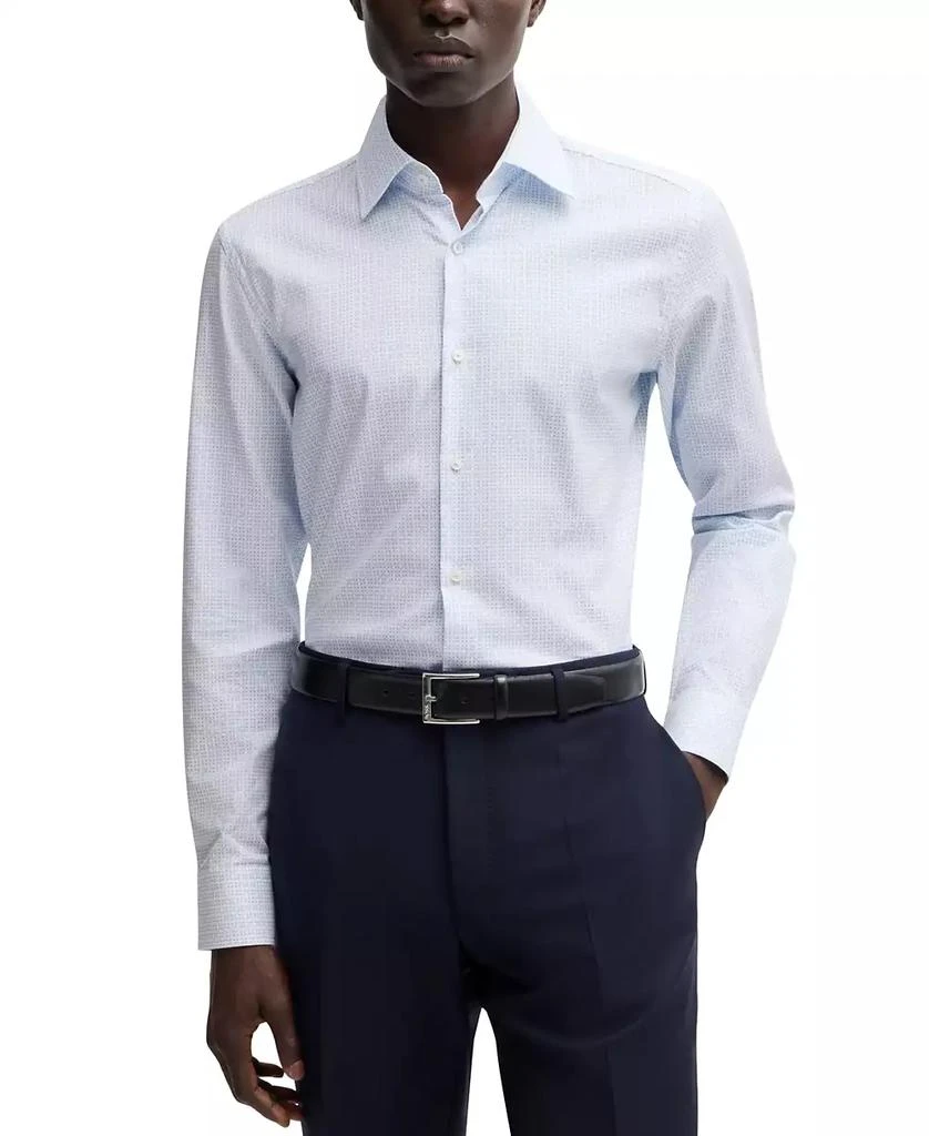 Hugo Boss Men's Slim-Fit Printed Dress Shirt 1