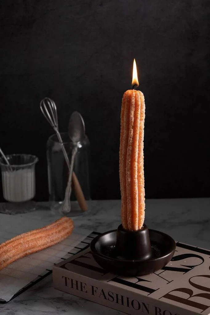 Southlake Gifts Southlake Gifts Sweet Churros Candle Set With Ceramic Holder