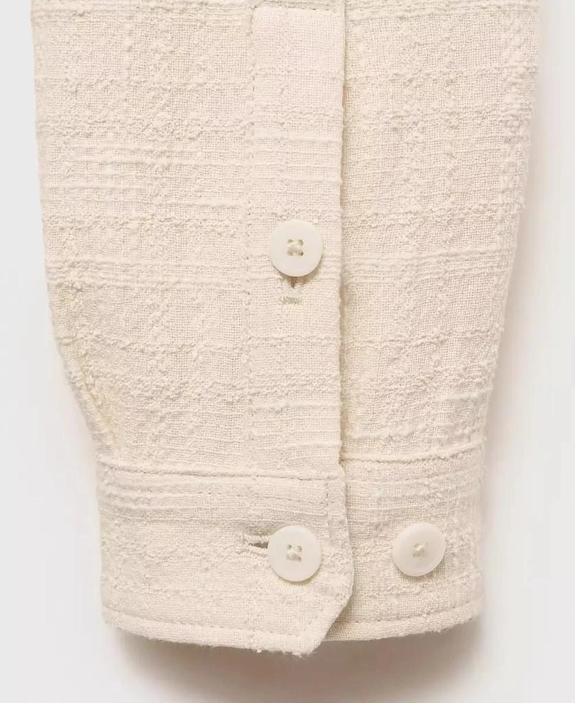 Mango Men's Structured Cotton Overshirt 6