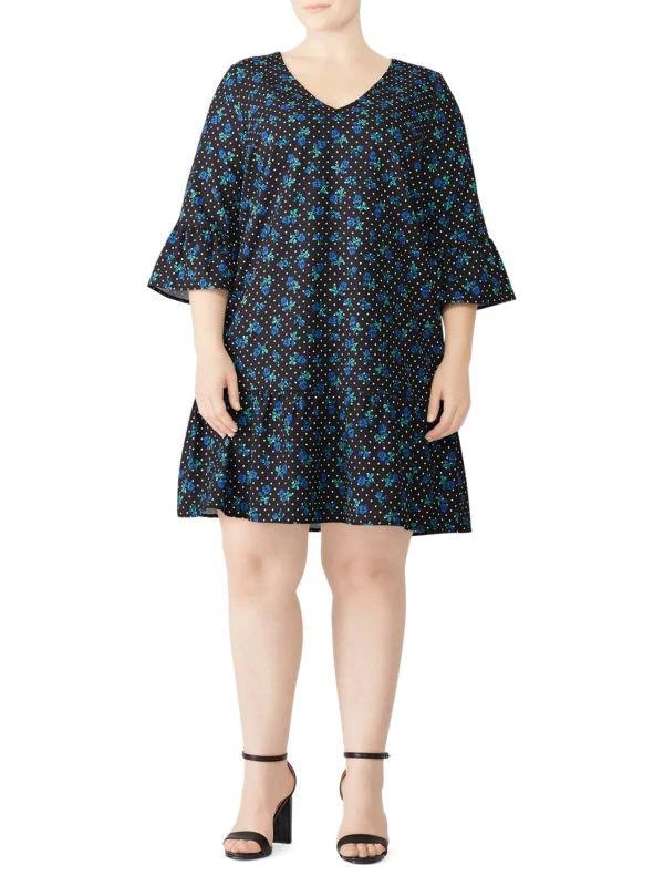 Draper James Floral Bell Sleeve Dress 1