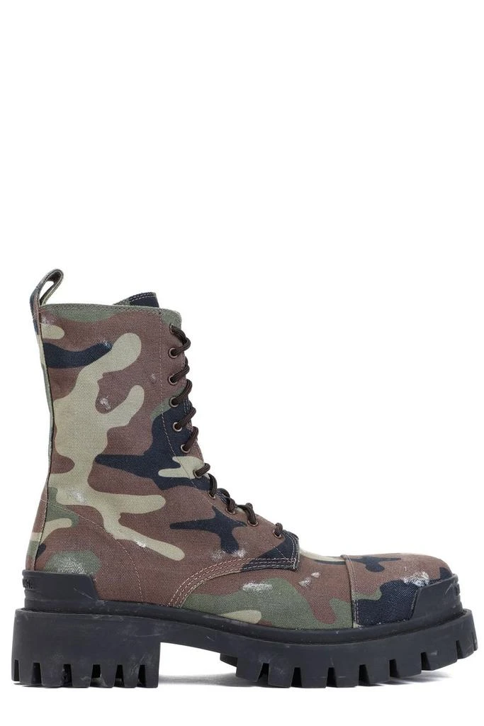 Balenciaga Balenciaga Camo Lace-Up Boots 1