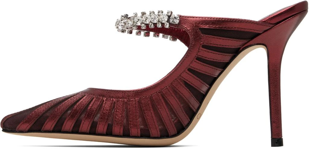 Jimmy Choo Burgundy Bing 100 Heels 3