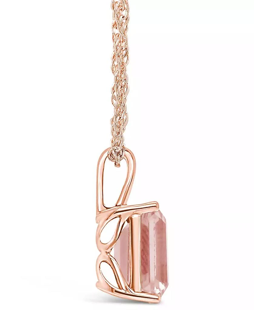 Macy
s Morganite (3 ct. t.w.) Pendant Necklace in 14K Rose Gold 3