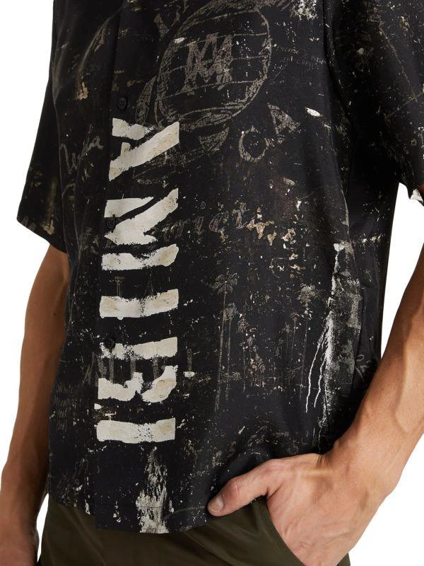 AMIRI Army Stencil Camp Shirt 4