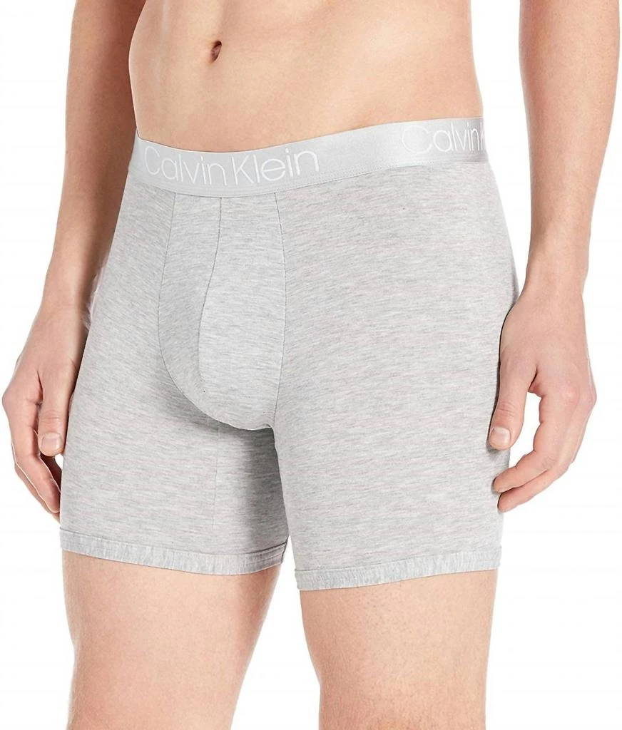 Calvin Klein Ultra Soft Modal Boxer Brief In Grey Heather 1