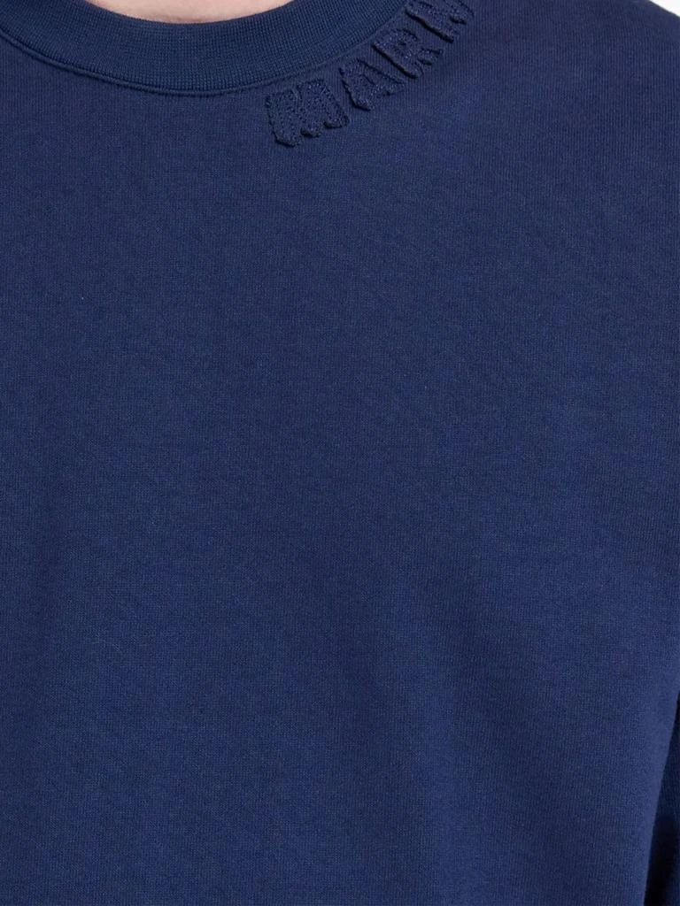 Marni Navy Blue Cotton T-shirt 3