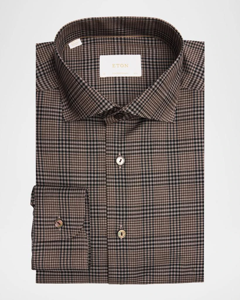 Eton Men's Contemporary-Fit Plaid Merino Wool Dress Shirt - Shirts - Free Shipping - BeyondStyle Eton Men's Contemporary-Fit Plaid Merino Wool Dress Shirt - Shirts - Free Shipping - BeyondStyle