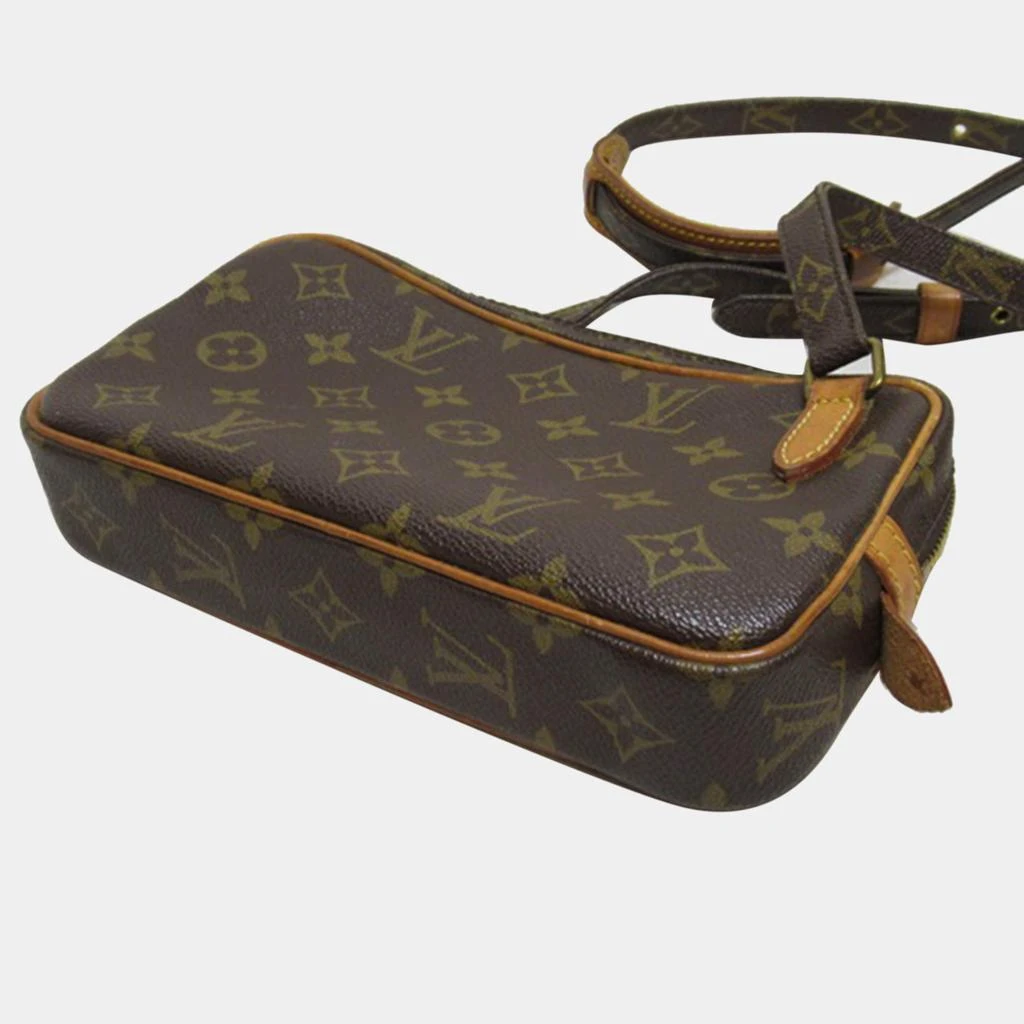 Louis Vuitton Louis Vuitton Brown Canvas Monogram Pochette Marly Bandouliere Crossbody Bag 4