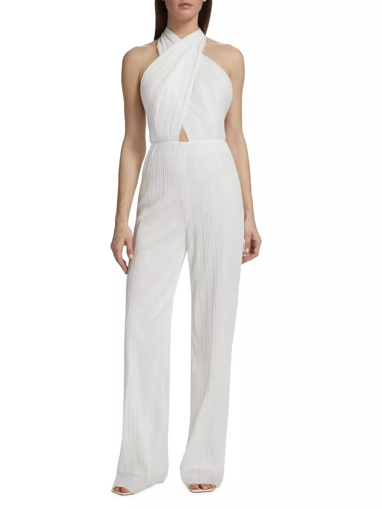 Amanda Uprichard Rivera Sleeveless Halterneck Jumpsuit 2