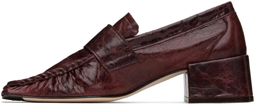 MIISTA Burgundy Serena Loafers 3