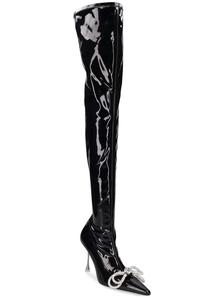 MACH & MACH 100mm Patent Over-the-knee Boots 2