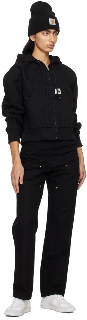 Carhartt WIP Black Double Knee Trousers 4