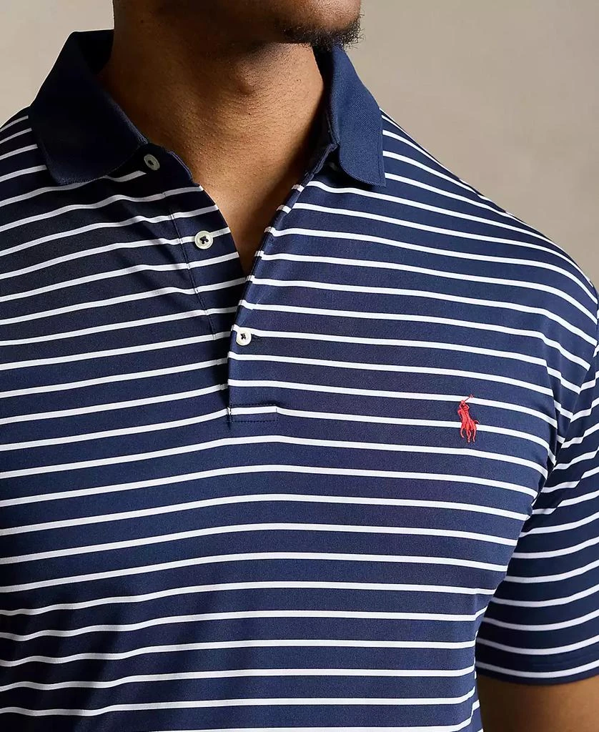 Ralph Lauren Men's Big & Tall Airflow Stretch Striped Performance Polo Shirt 3