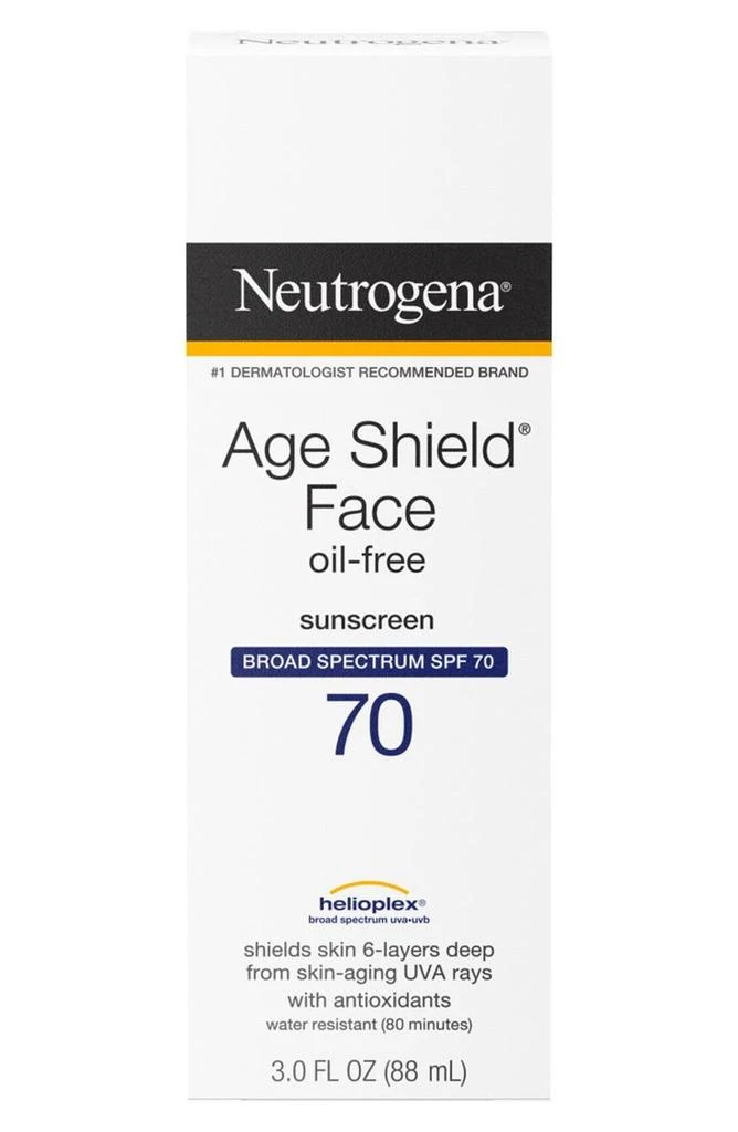 NEUTROGENA Age Shield Anti-Oxidant Face Lotion Sunscreen Broad Spectrum SPF 70 6