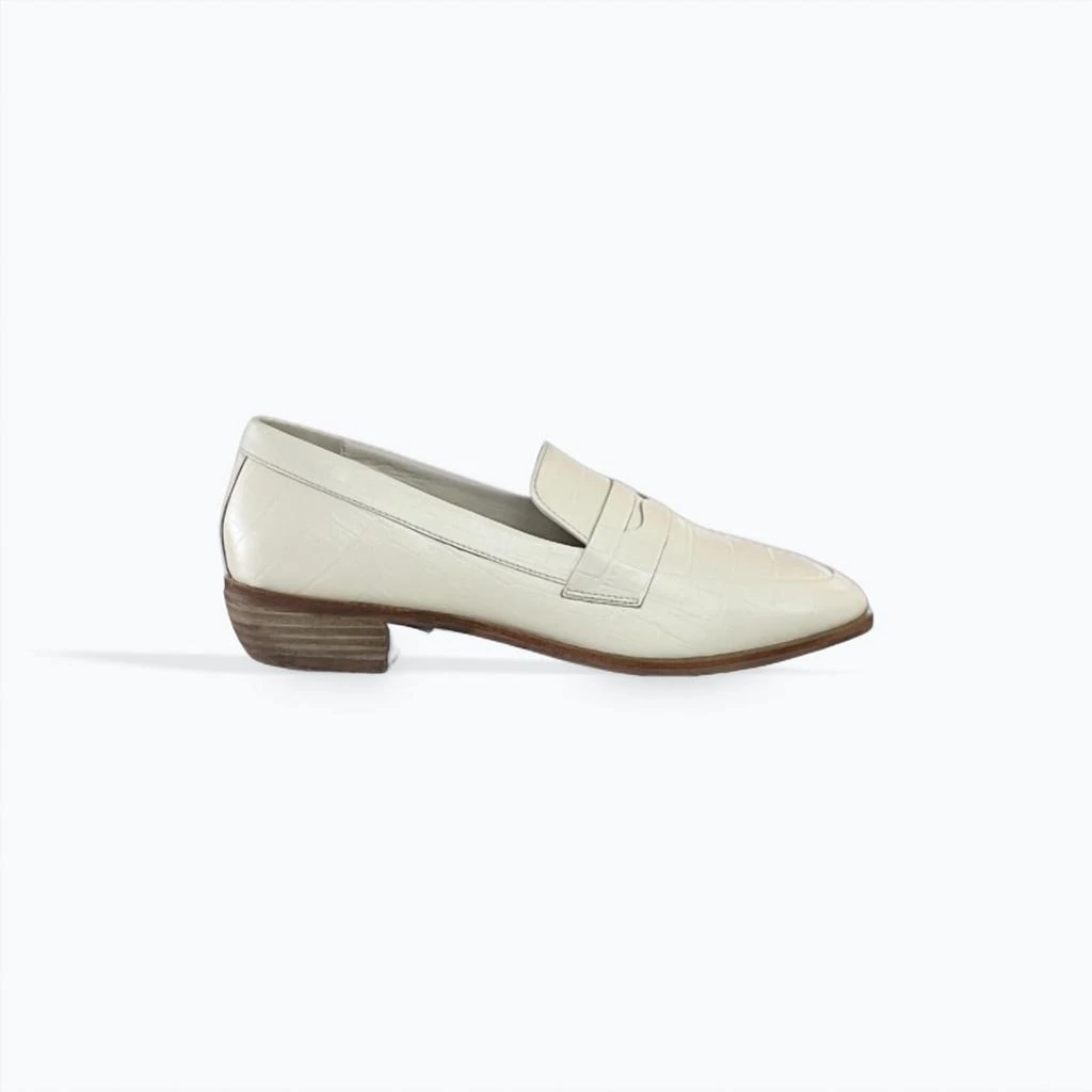 42 GOLD 42 Gold - Yasmeen Croc Embossed Loafer 1