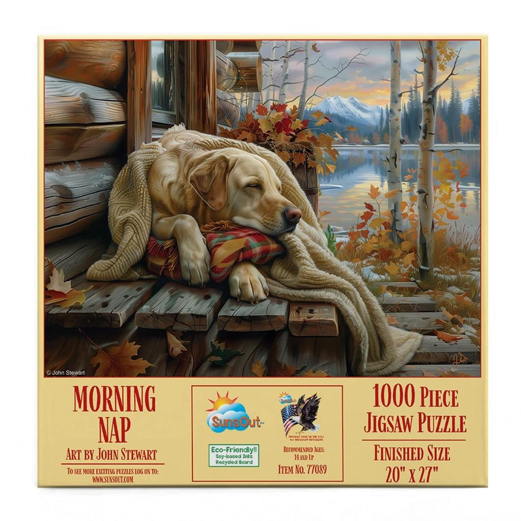 SunsOut Morning Nap 1000 piece Jigsaw Puzzle for Adults 2