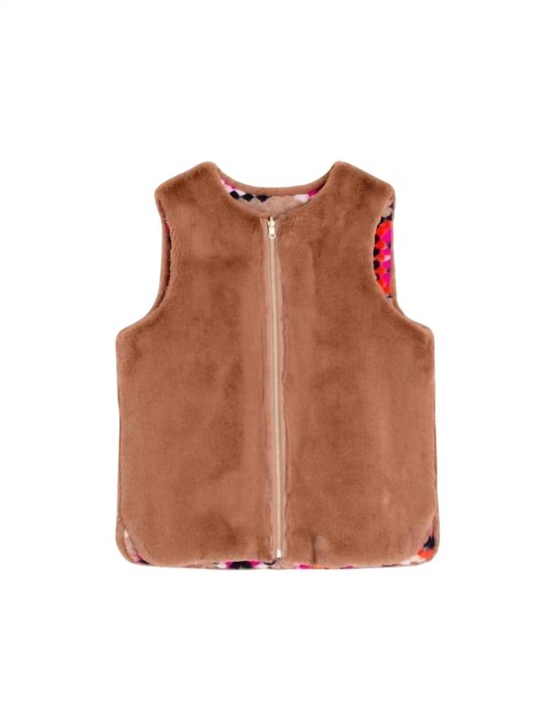VILAGALLO Vilagallo - Women's Reversible Crocheted Vest