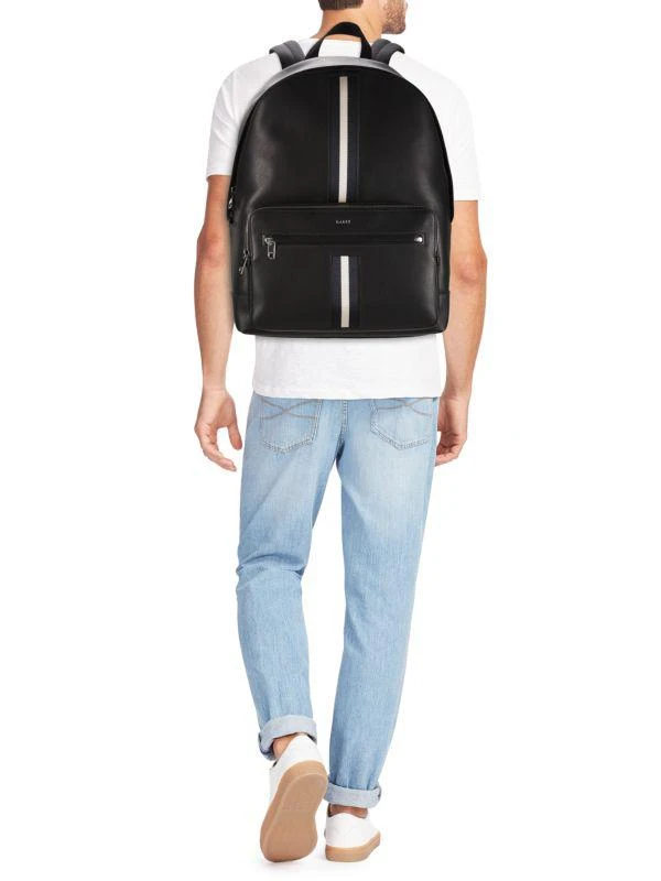 Bally Harys Logo Leather Backpack 2
