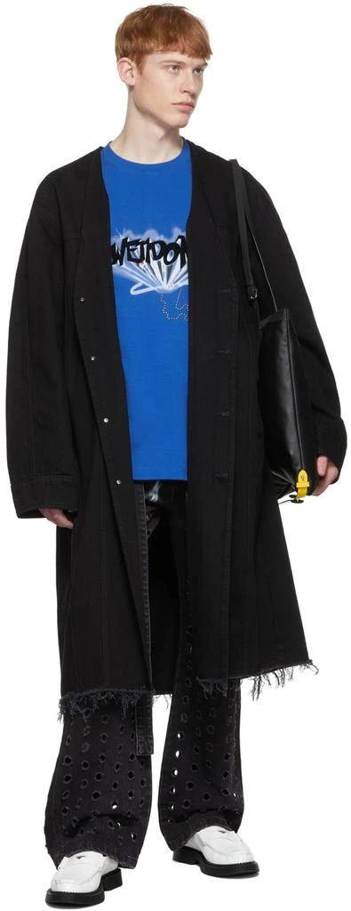 We11done Black Denim Jacket 4