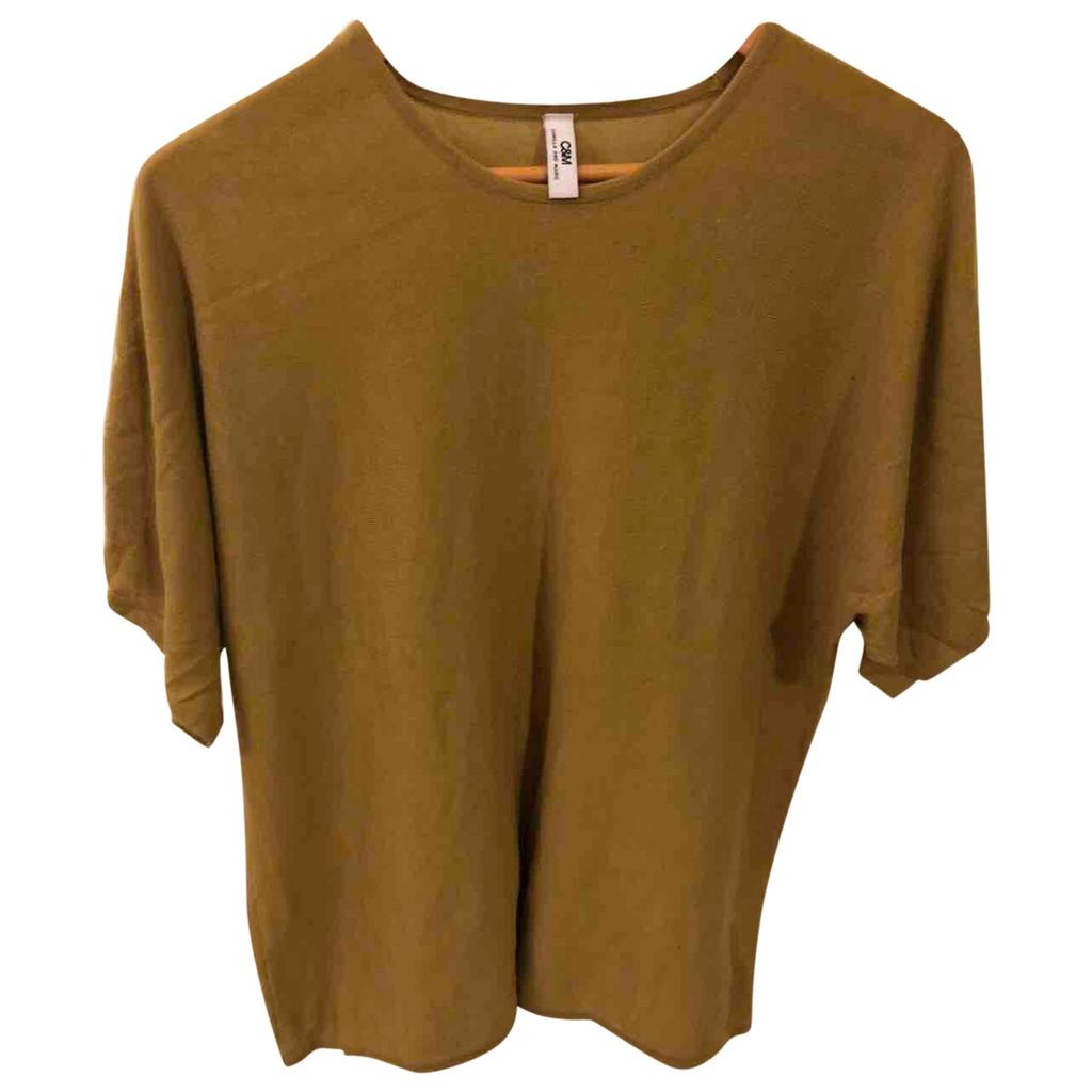 CAMILLA AND MARC Camilla And Marc Yellow Cotton Top
