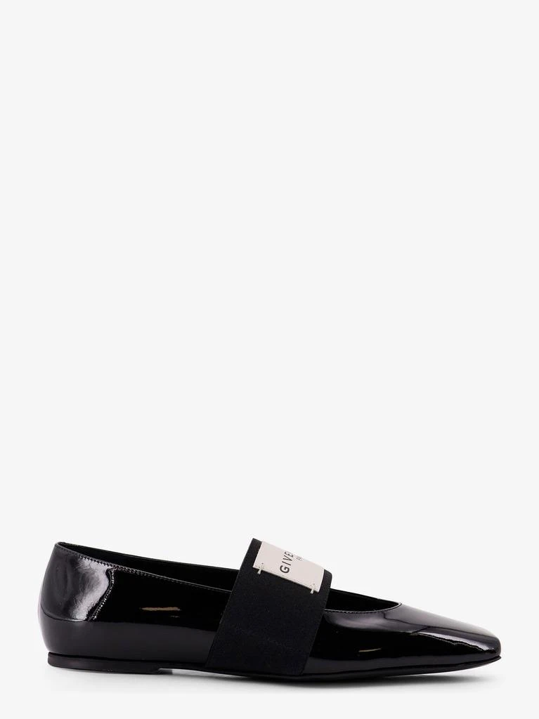 Givenchy Patent leather ballerinas with maxi logo label 1