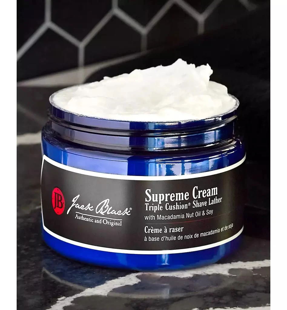 Jack Black Supreme Cream Triple Cushion Shave Lather, 6 oz. 2
