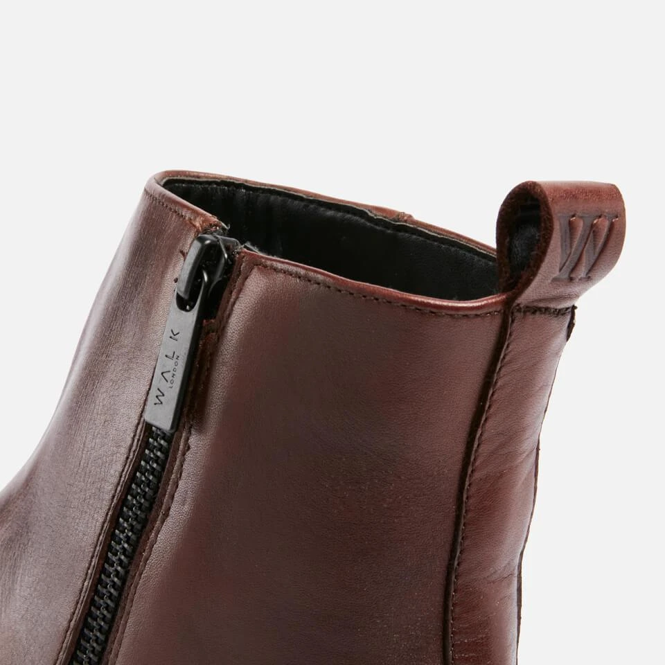Walk London WALK LONDON MEN'S MILANO LEATHER BOOTS 4