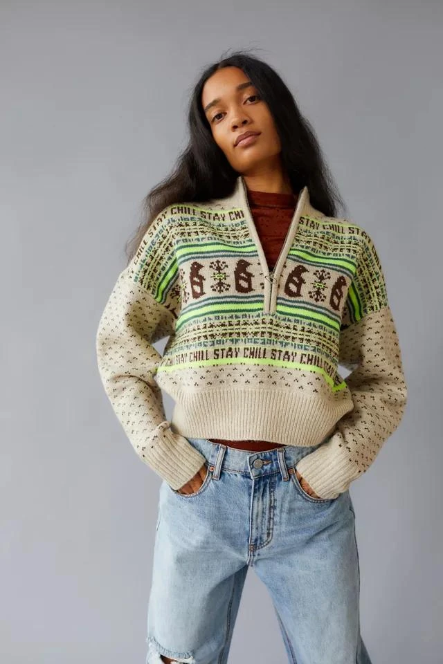 BDG BDG Jesse Half-Zip Sweater 1