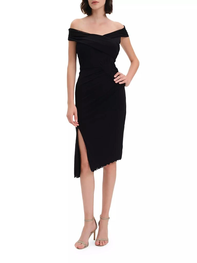 Diane von Furstenberg Lovinia Asymmetric Mesh Dress 2