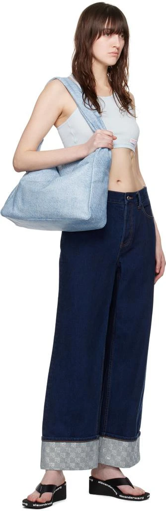 Alexander Wang Blue Ryan Puff Large Bag 4
