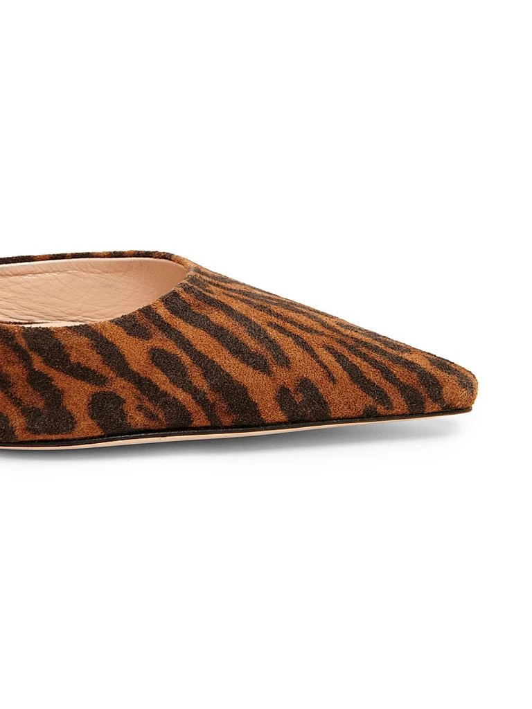 Tom Ford Padlock 55MM Ocelot Print Suede Slingback Pumps 5