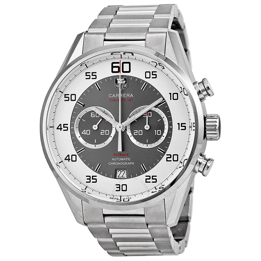 Tag Heuer Carrera 36 Flyback Chronograph Grey Dial Men's Watch CAR2B11.BA0799 1