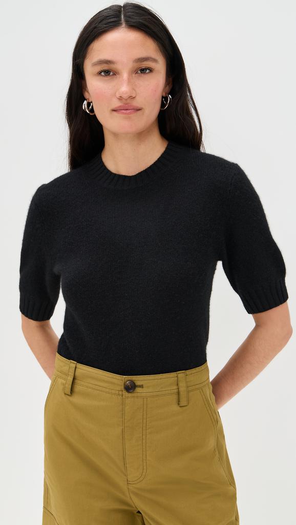 White + Warren Cashmere T-Shirt Sweater