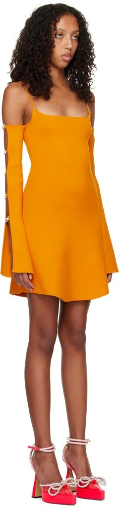 Mach & Mach Orange Amelie Minidress 2