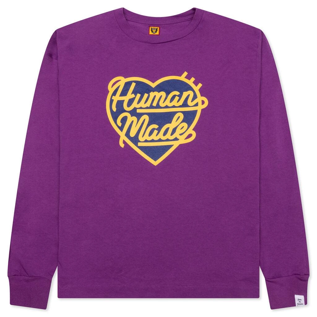 Human Made Graphic L/S T-Shirt #4 - Purple 1