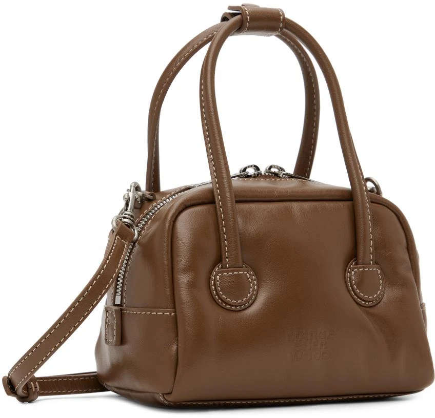 Marge Sherwood Brown Micro Padded Soft Bag 2