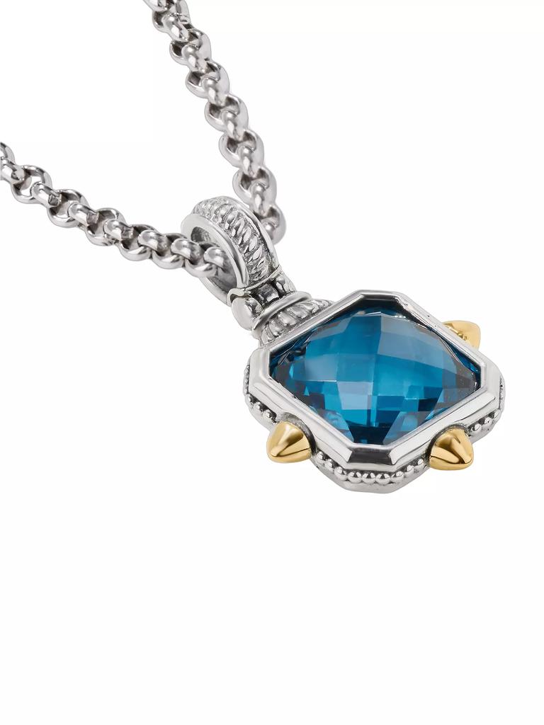 Konstantino Anthos S/G Blue Spinel Pendant