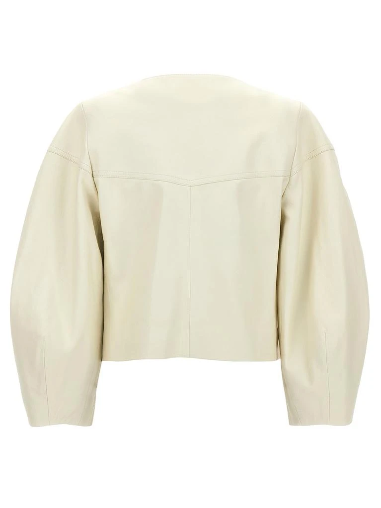 Chloé Chloé Boxy Cropped Leather Jacket 2