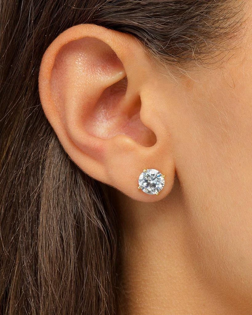 ADINAS JEWELS Adinas Jewels Juliette Cubic Zirconia Stud Earrings 2