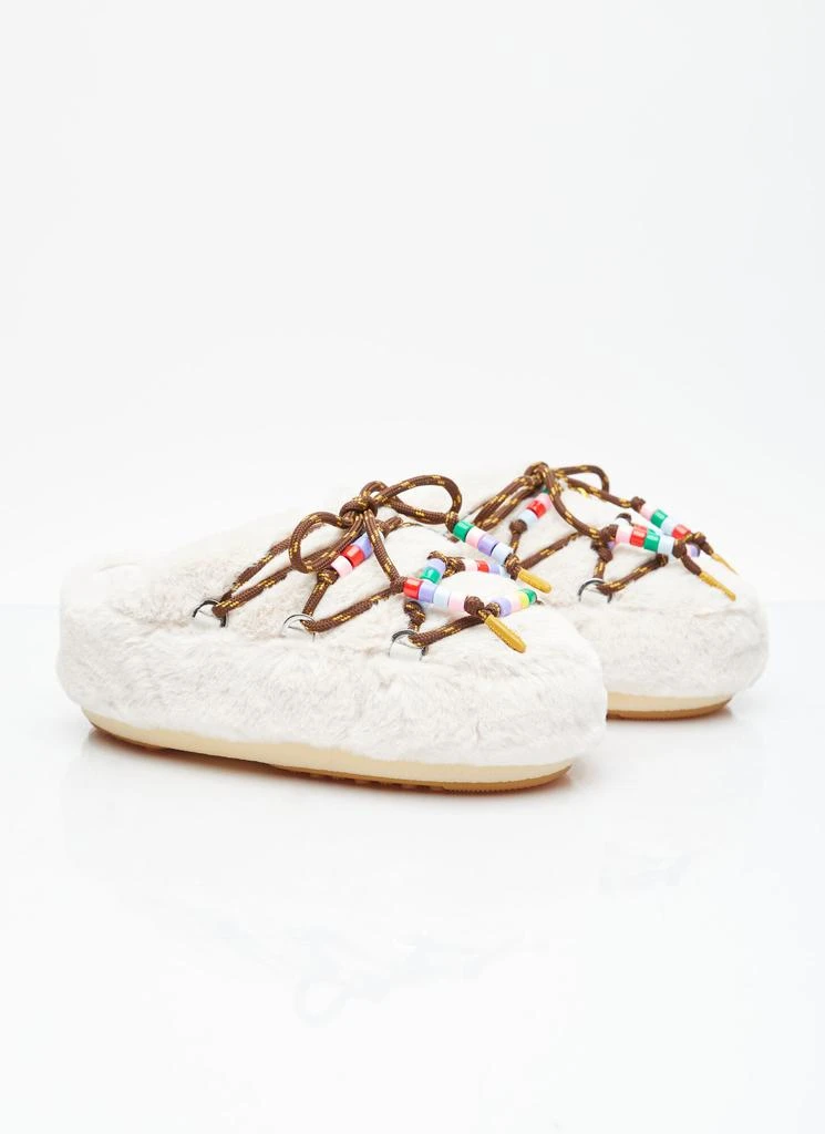 Moon Boot Faux-Fur Beads Mules 3