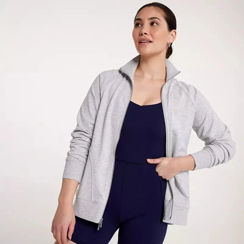 CALIA CALIA Women's Full Zip French Terry Jacket 1