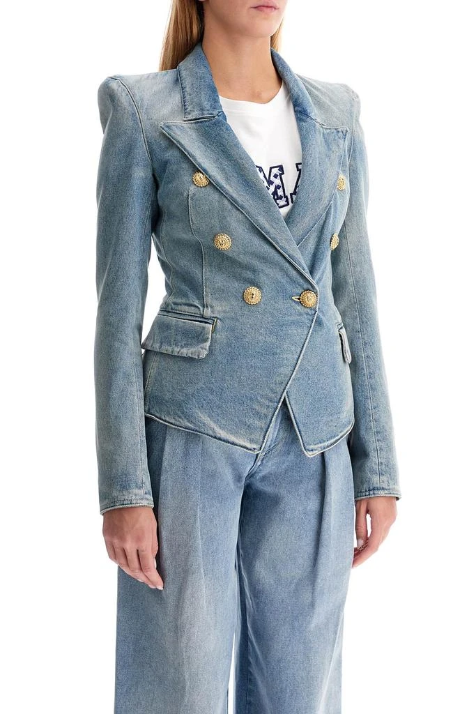 Balmain denim jacket with embossed buttons 2