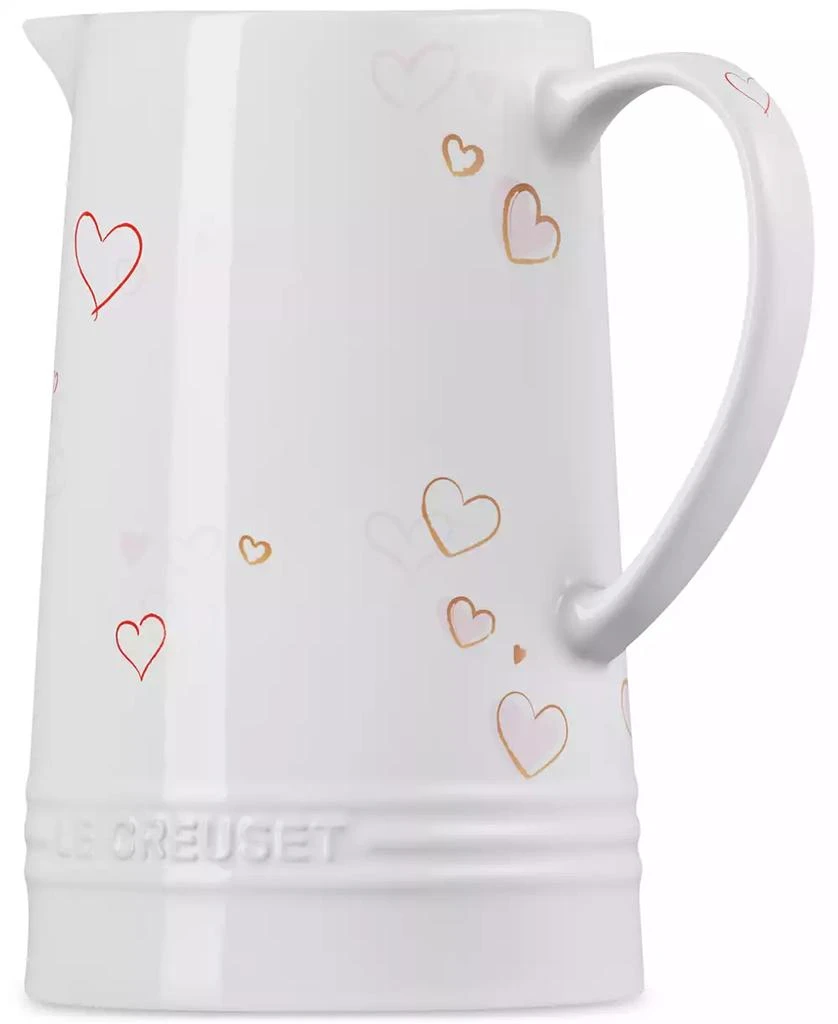 Le Creuset Stoneware Signature Mon Coeur Pitcher, 1.6 Qt 3