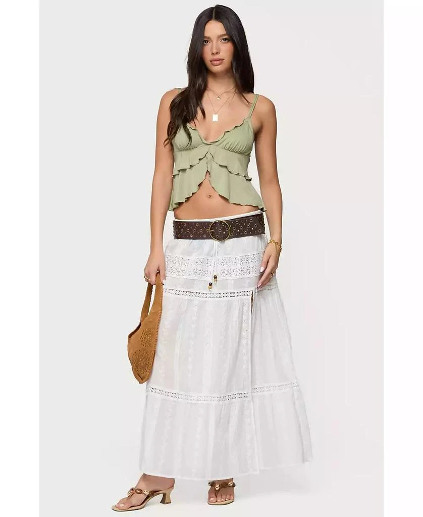 Edikted Women
s Kailan Ruffled Babydoll Top 3