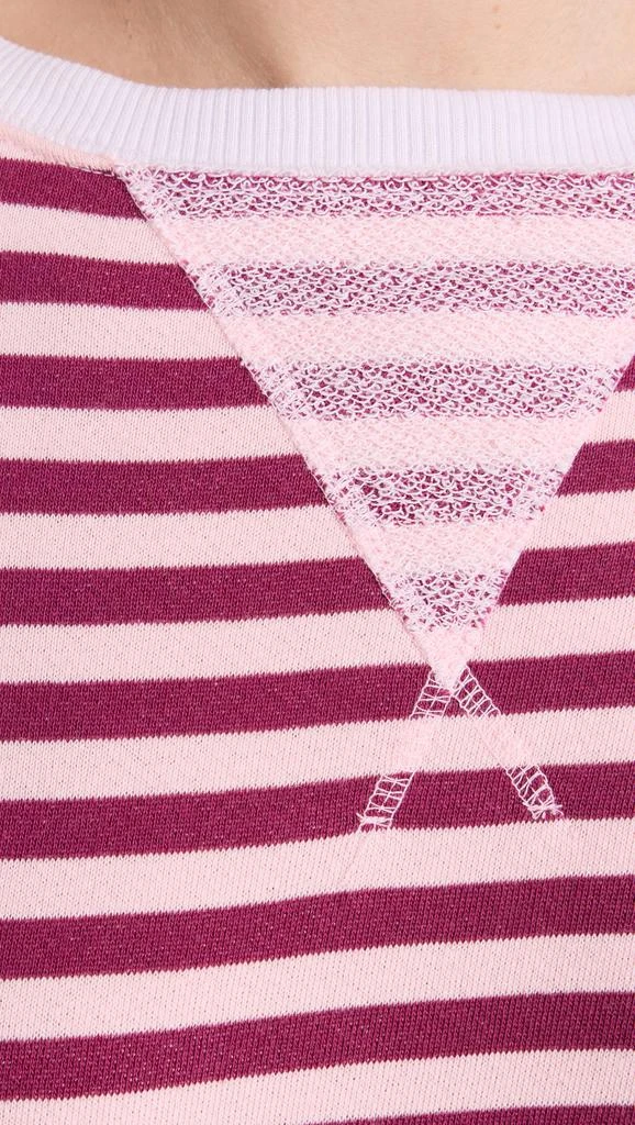 Free People Classic Striped Crew Sweatshirt 6