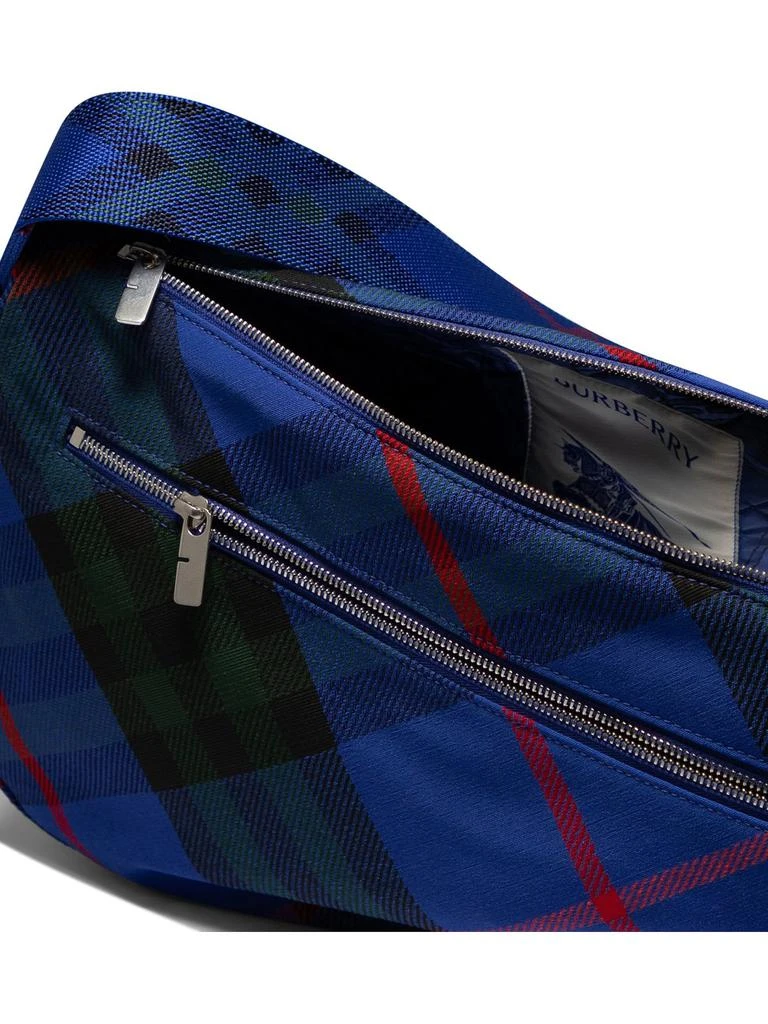 Burberry Burberry Shield Tartan-Check Zipped Shoulder Bag 5