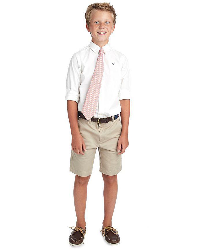 Vineyard Vines Boys' Cotton Oxford Whale Shirt - Little Kid, Big Kid